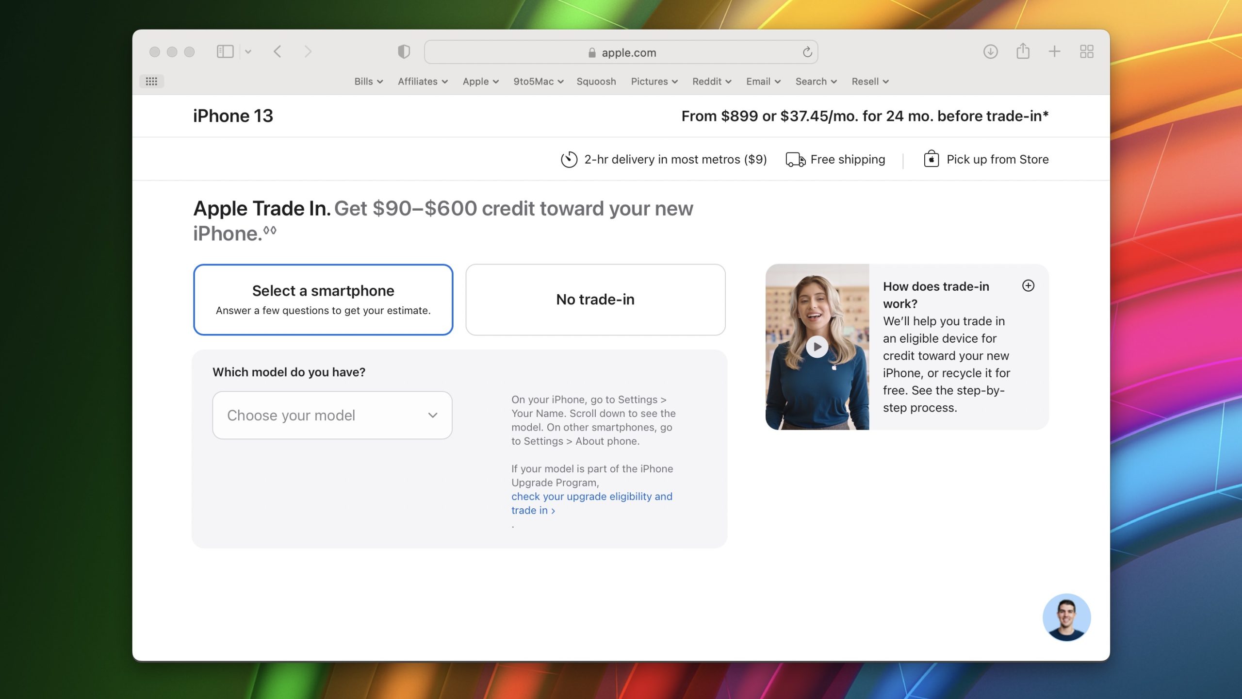 Apple overhauls iPhone checkout experience with larger images, focus on trade-ins, more