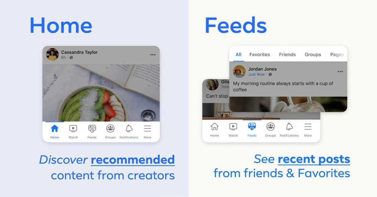 Facebook wants to become Facebook again as it launches new ‘Feeds’ tab to prioritize friends and favorites
