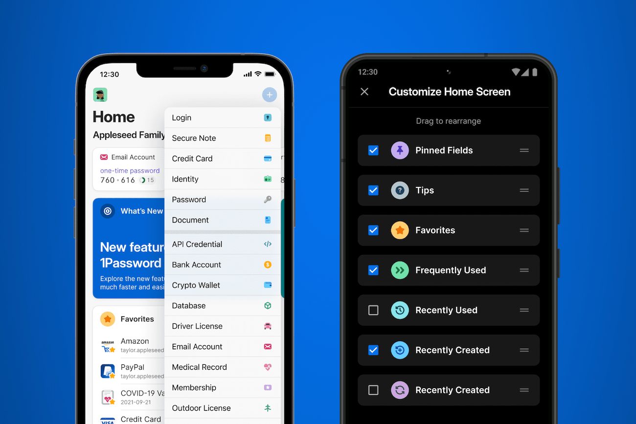 1Password 8 launches for iOS with new home screen, customization options, more