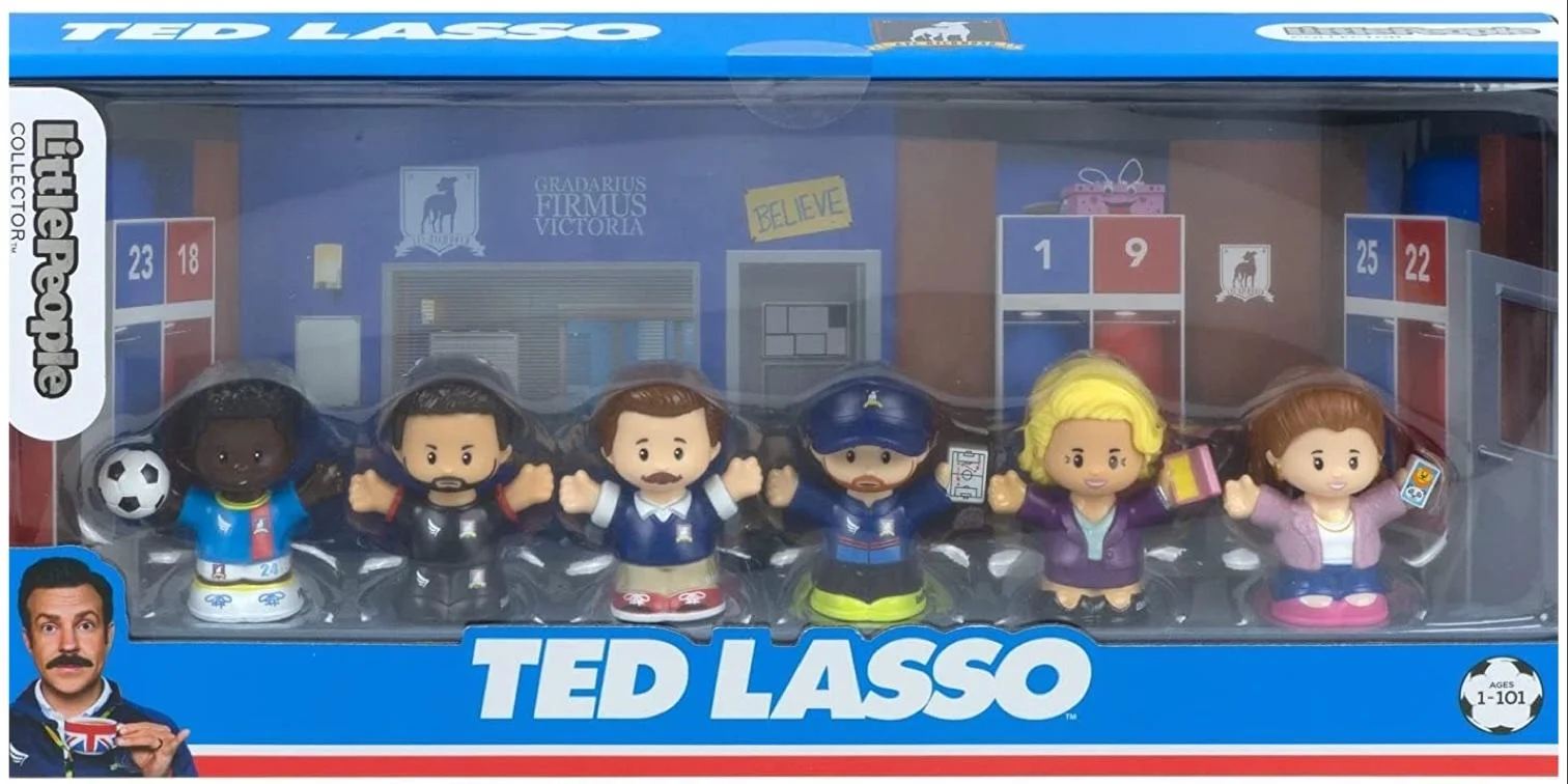 Adorable Ted Lasso figurines available for a limited time from Fisher-Price