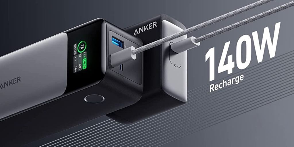 Ankerâs new PowerCore 24K power bank sports a 140W USB-C PD output for MacBook charging