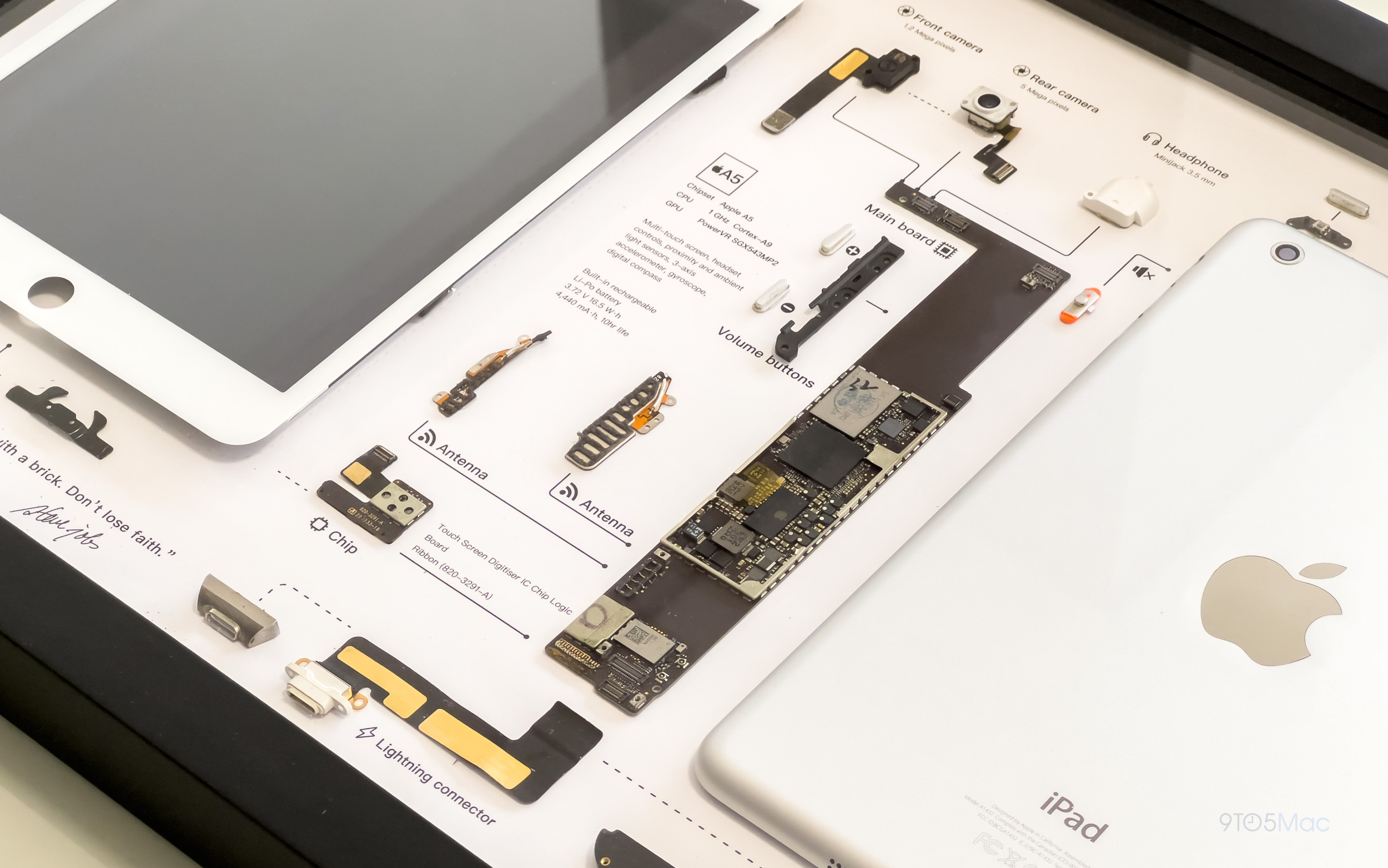Hands-on: First generation iPad mini disassembled and framed by GRID