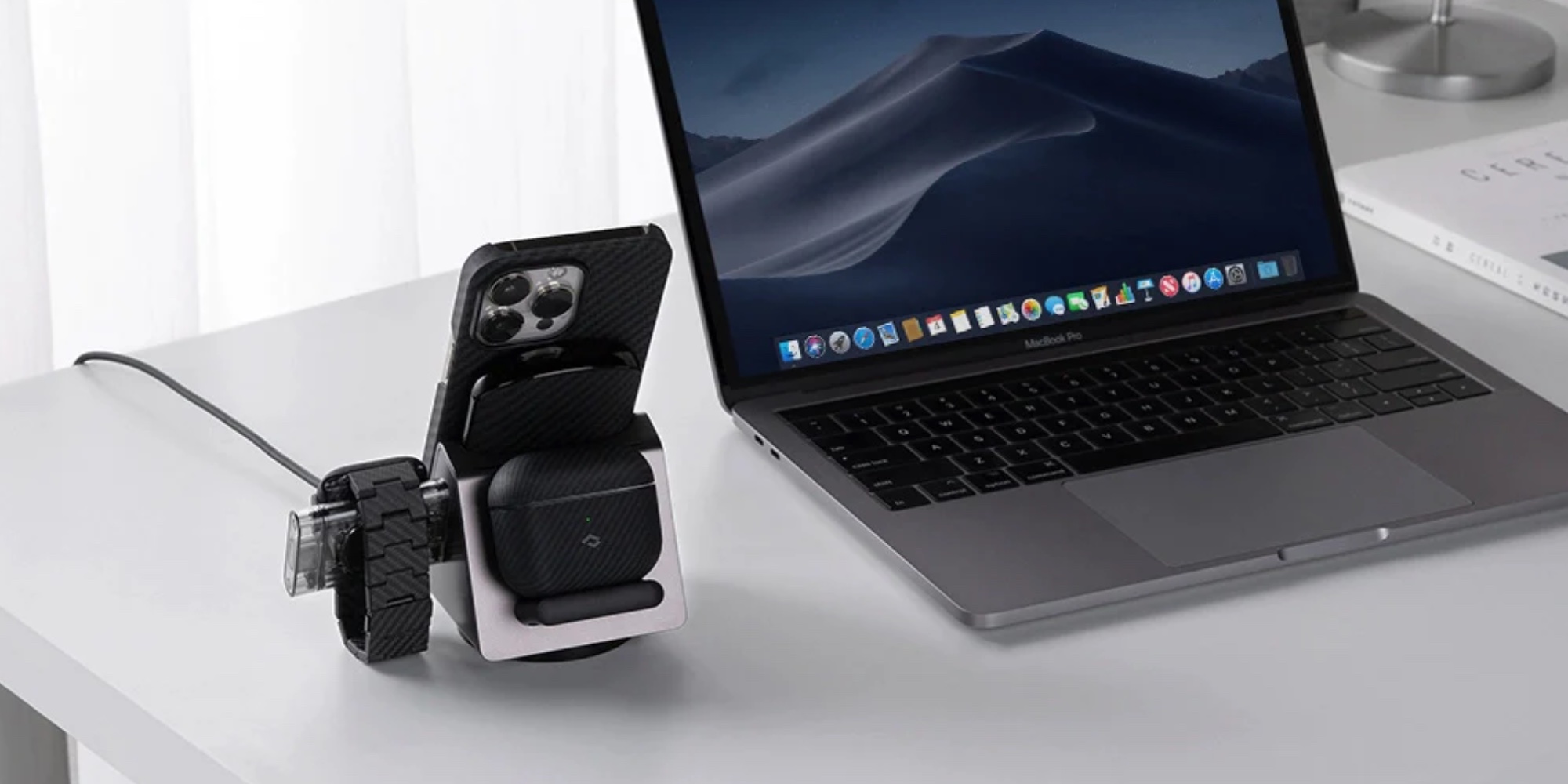 PITAKA offers MagSafe solutions for your place or on the go with MagEZ Slider and other PitaFlow accessories