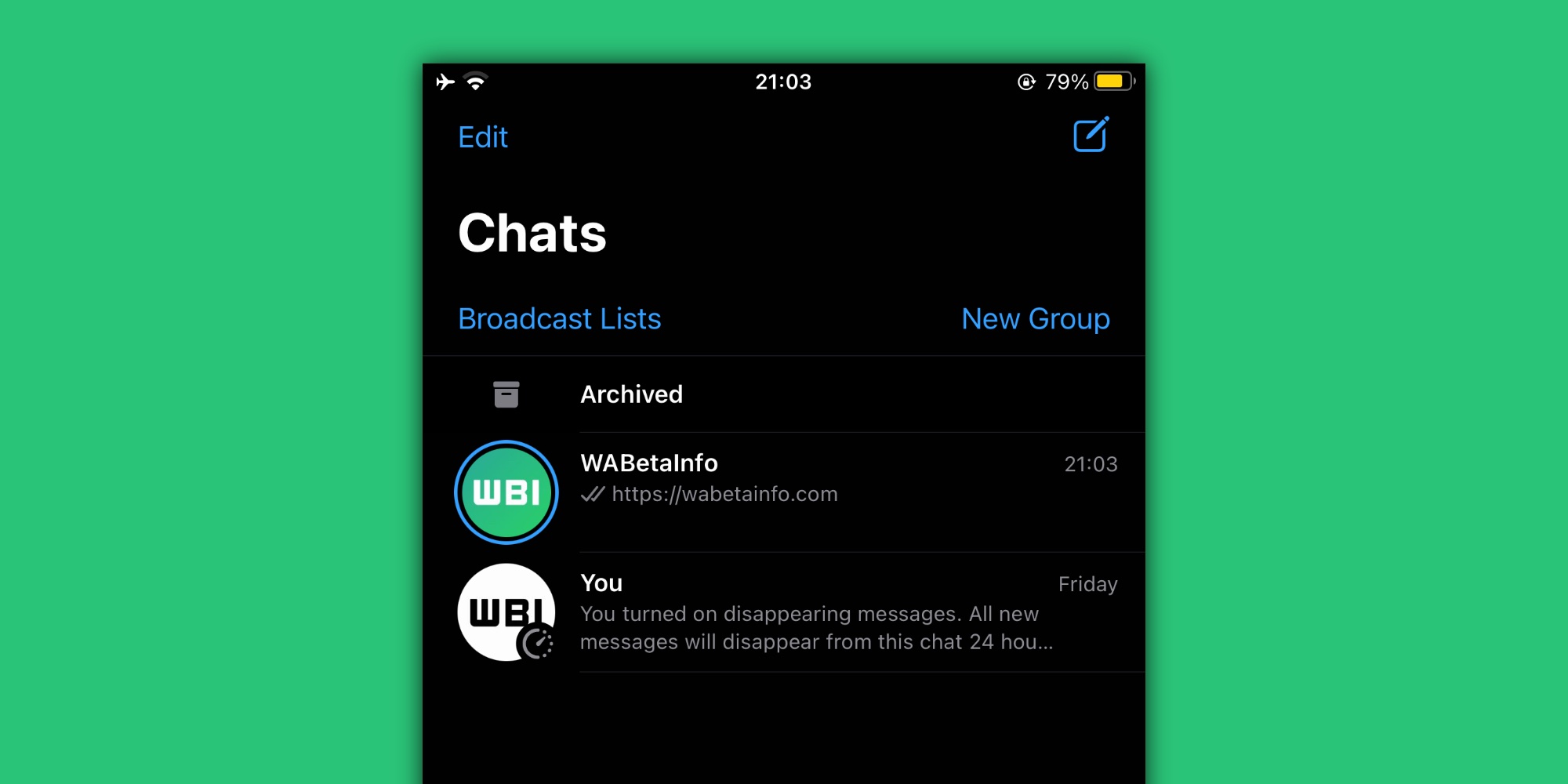 WhatsApp for iOS plans to bring Stories-like feature to the chat list