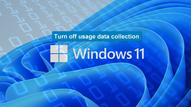 How to turn off Telemetry System usage data collection in Windows 11