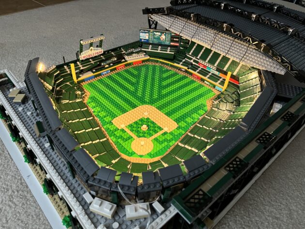 The old brick ballpark: LEGO fanatic has a hit on his hands with Seattle Mariners stadium build