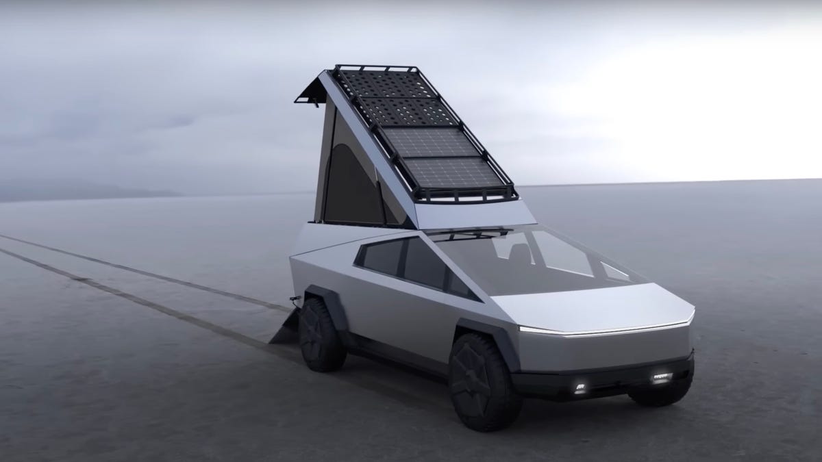 This Fancy $24K Cybertruck Camper Is Ready For Adventure