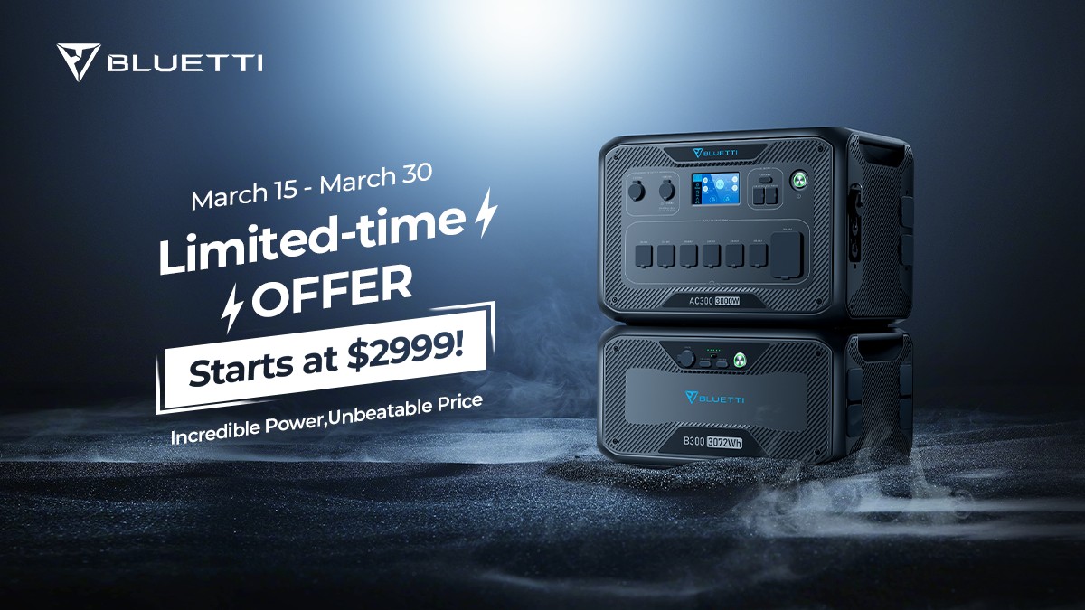 Check out BLUETTI’s special limited-time deals on home battery backup bundles