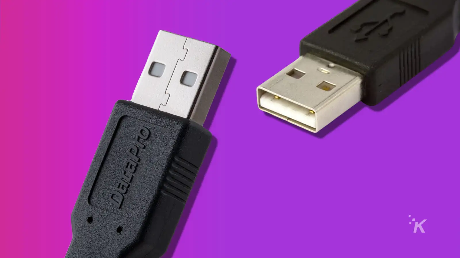 How to plug a USB cable in the right way every time