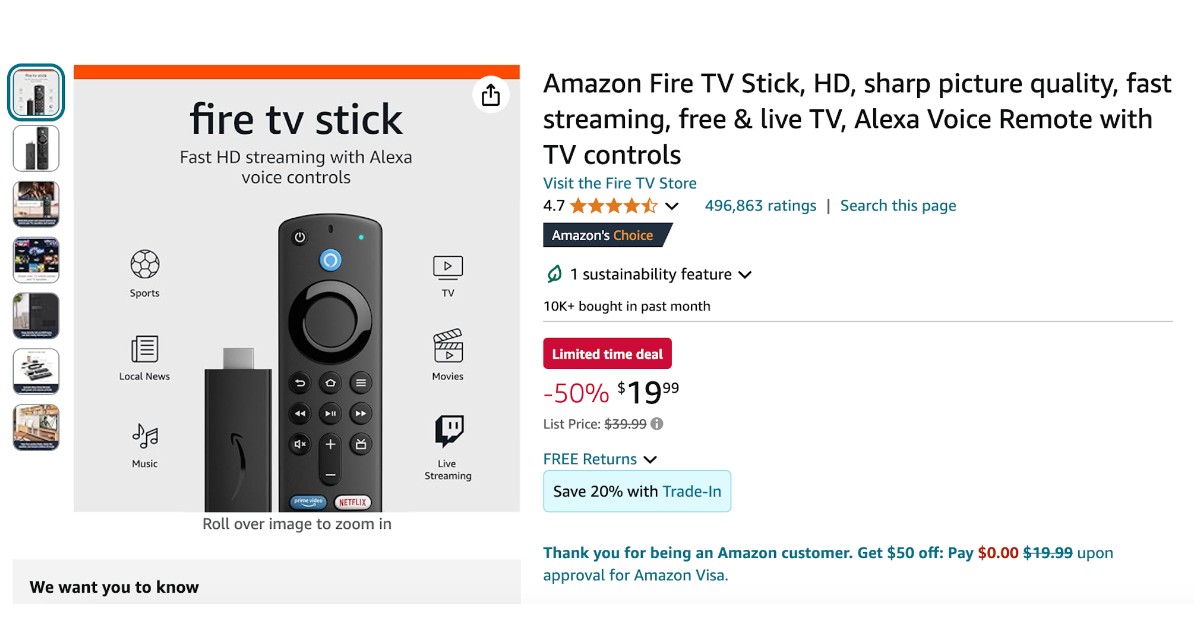 Best Offers Today: Nintendo Switch OLED at $289, 60% Discount on HP Touchscreen Laptop, Fire TV Stick HD priced at $20, and More