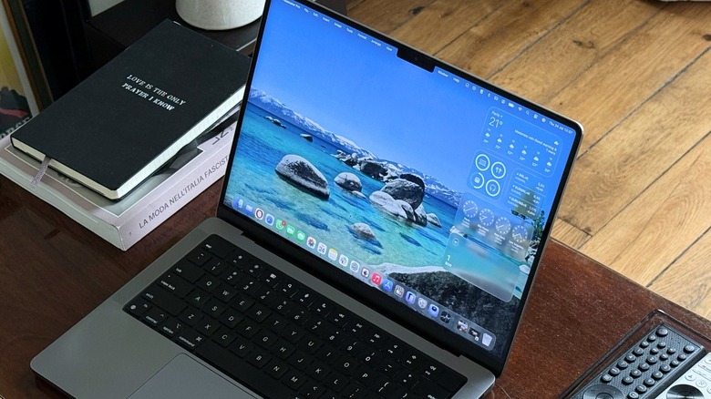 Apple's M1 Pro MacBook Pro running macOS Tahoe