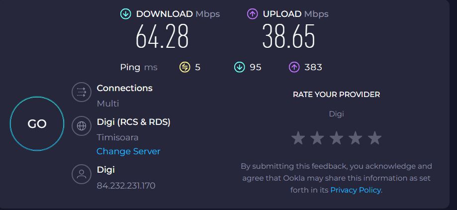 Comparison of Online Speeds: Starlink versus 5G