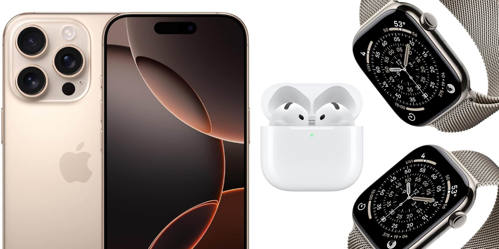 Current Offers: AirPods 4 featuring ANC at $119, iPhone 16 Pro Marked Down by $400, Titanium Apple Watch Series 11 Cut by $50, and Additional Savings