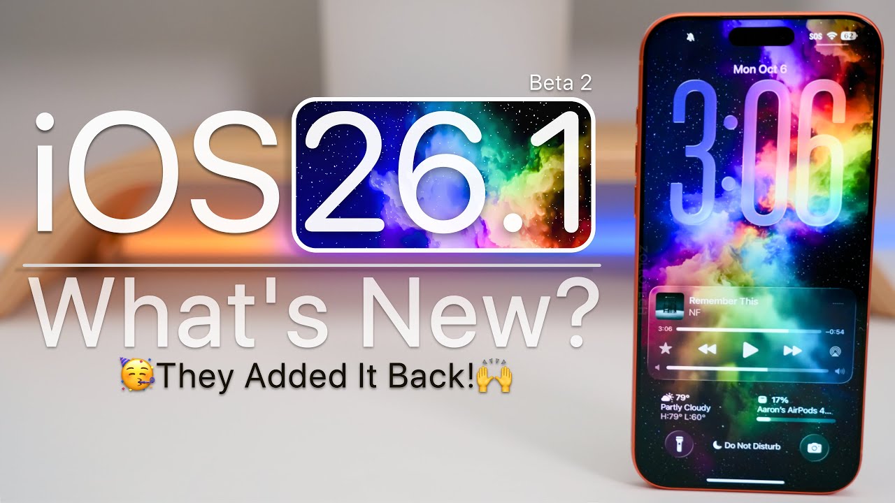 Apple Unveils First Beta Release of iOS 26.2 for iPhone Users