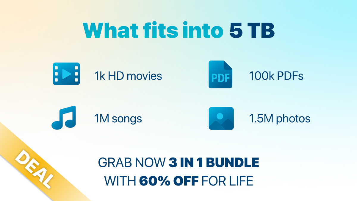 Black Friday Promotion: Enjoy 60% off on pCloud Lifetime Secure Cloud Storage