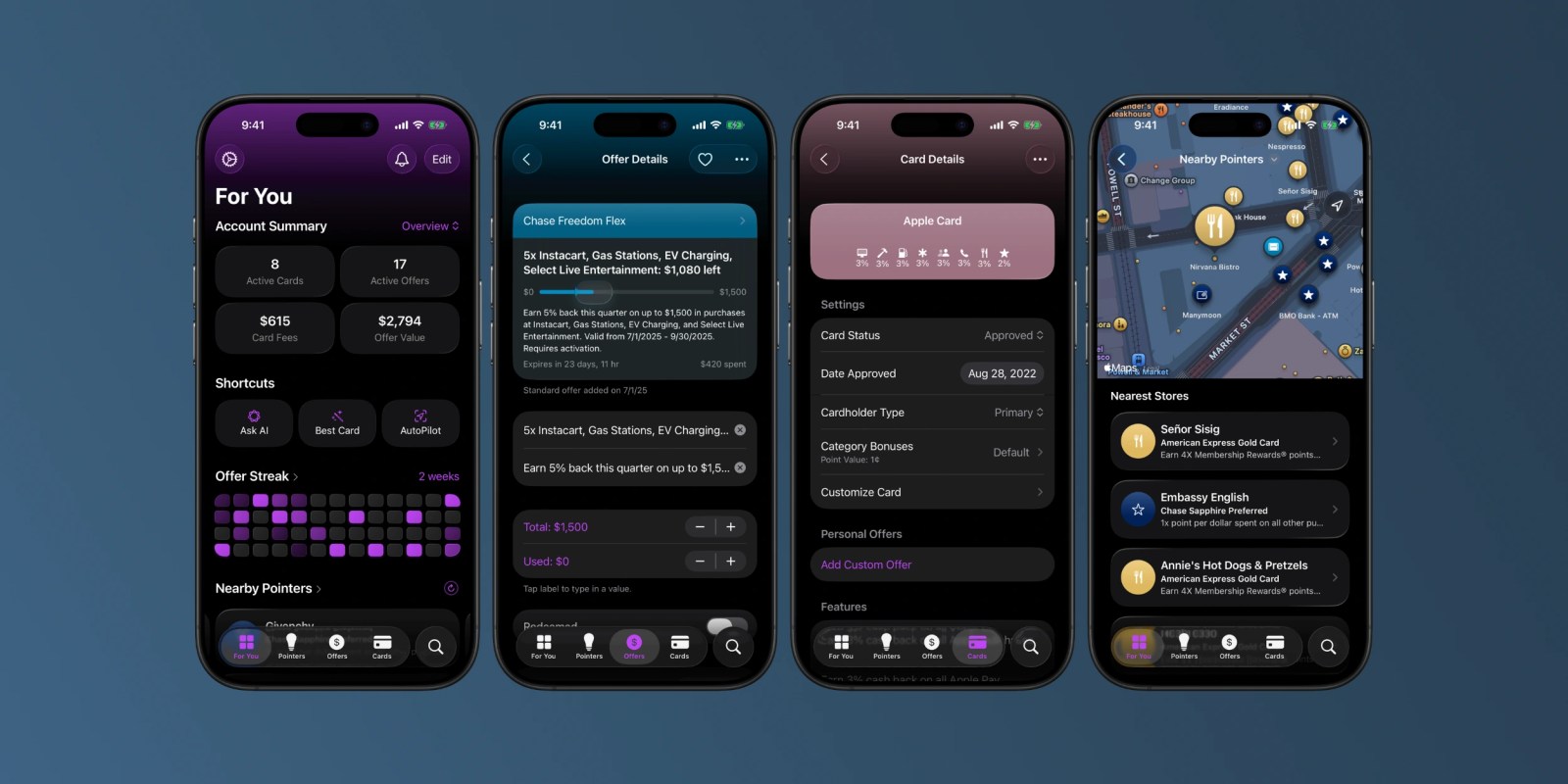 CardPointers iOS 26 Upgrade: Introduces Liquid Glass Aesthetic, Apple AI, and 50% Discounts