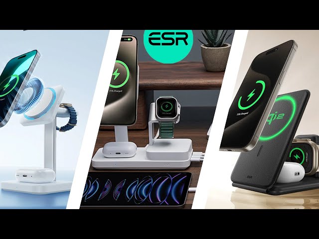 ESR CryoBoost 3-in-1 Charger: Effective Qi2.2 Rapid Charging with Cooling for iPhone