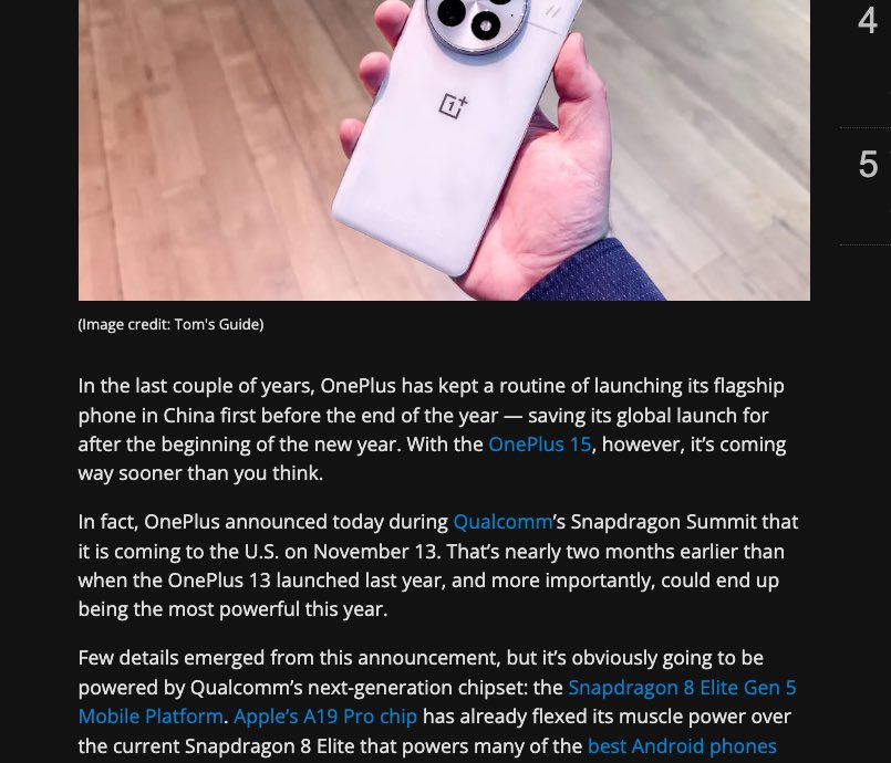 Factors to Take into Account When Buying the OnePlus 15