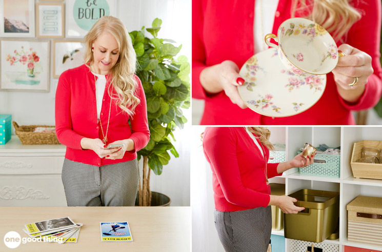 Clear Away Tech Clutter with an Adorable Dollar Tree DIY Fix