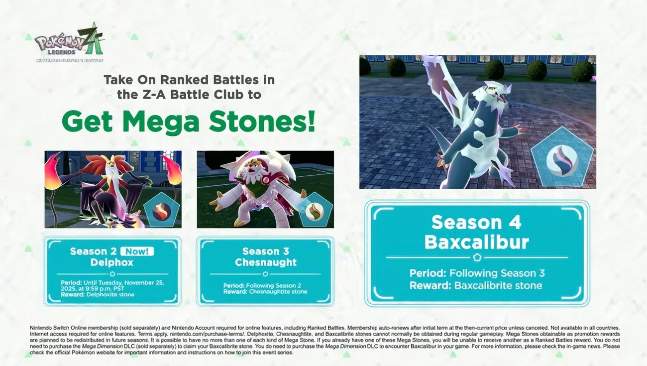 Pokémon Legends: Z-A DLC Trailer Reveals Mega Lucario Z and Extra Features