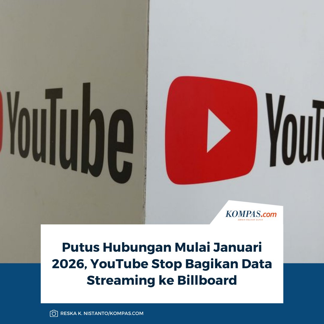 YouTube Will Stop Providing Streaming Data to Billboard in 2026, Affecting Artists’ Chart Rankings