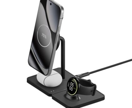 Belkin's Modular Qi2 Charging Dock Compatible with Pixel and Galaxy Watch Pucks