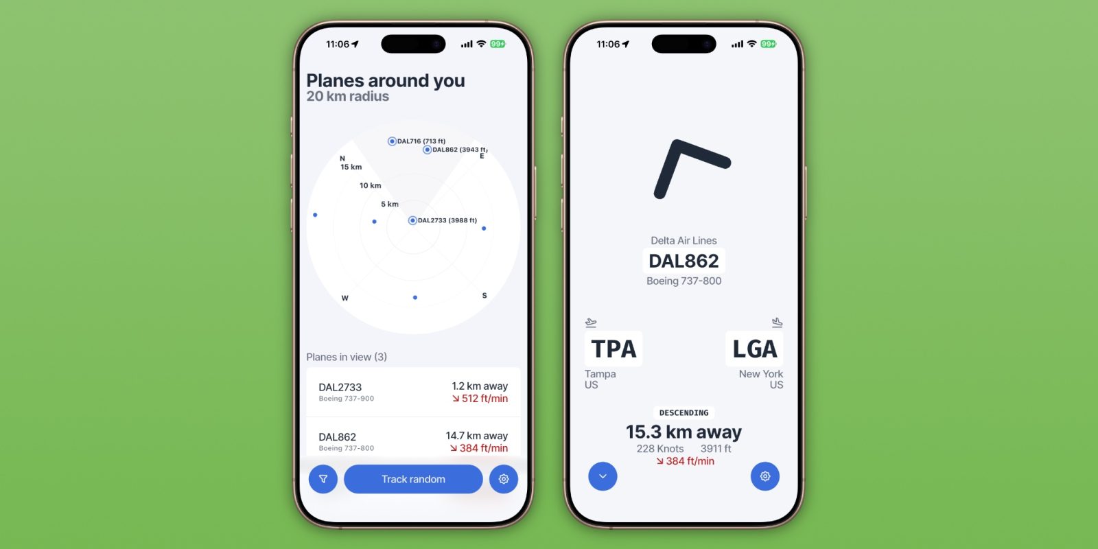 Indie App Spotlight: 'Zephy' Streamlines Plane Spotting with an AirTag-Inspired Design