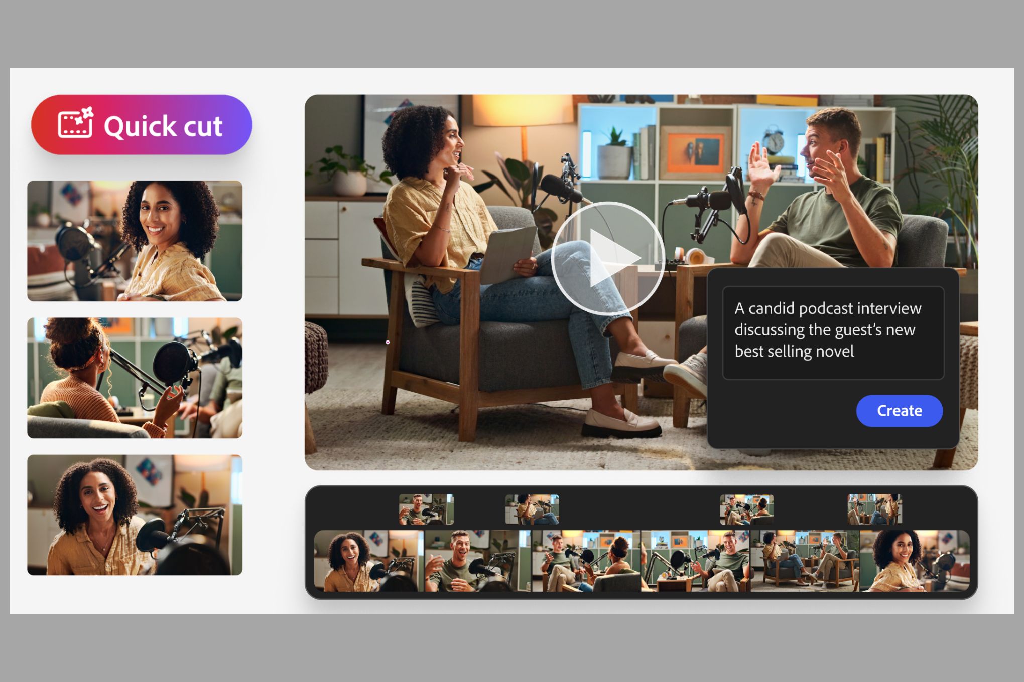 Adobe's New AI Video Editing Tool Creates a First Draft by Stitching Clips