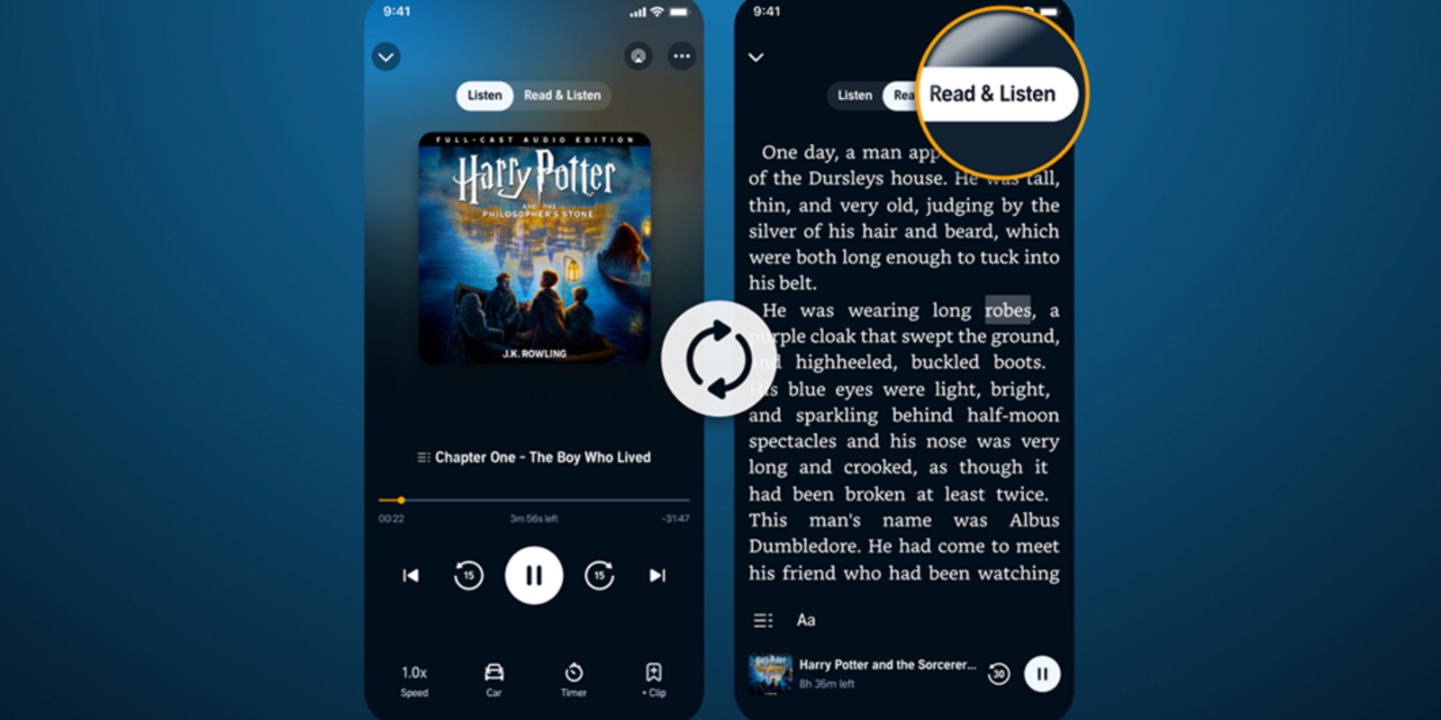 Amazon Launches 'Read and Listen' Feature in Audible App for Improved Immersion Reading Experience