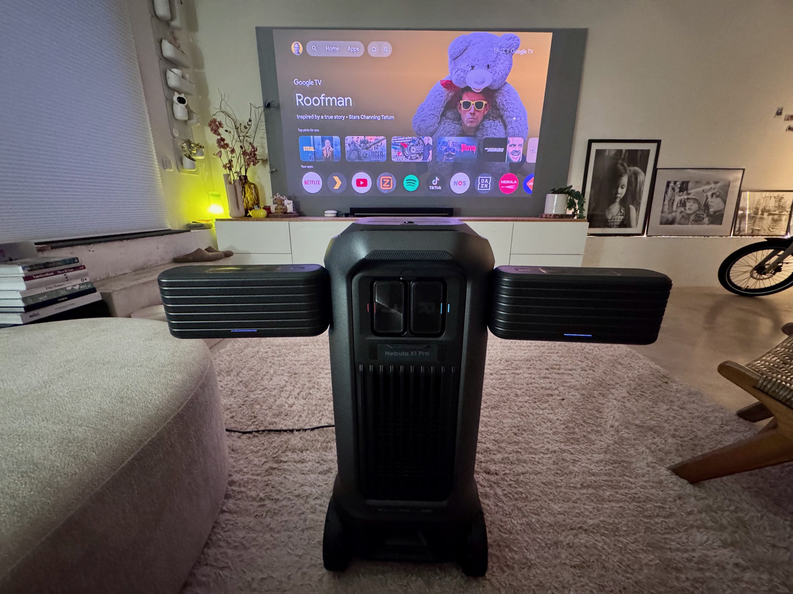 Anker's Powerful Home Theater on Wheels is Pure Chaos