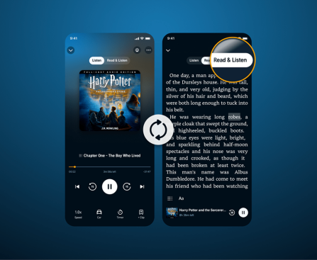 Audible's 'Read & Listen' Feature Syncs Kindle E-Books with Audiobooks