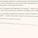 Down with Scroll Fade! – Frontend Masters Blog