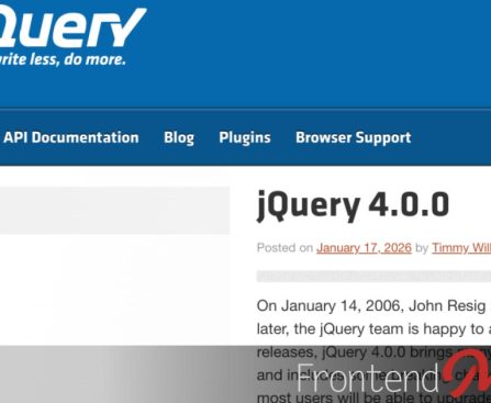 jQuery Version 4