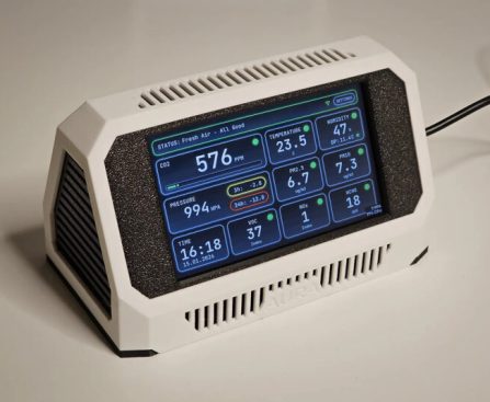 Project Aura: DIY Air Quality Monitor Compatible with Home Assistant - CNX Software