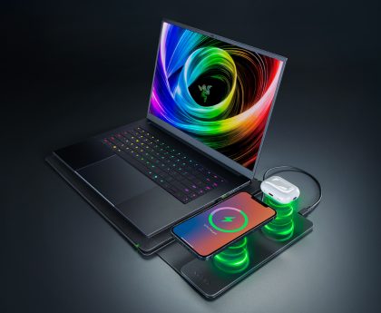 Razer's new laptop sleeve wirelessly charges other devices
