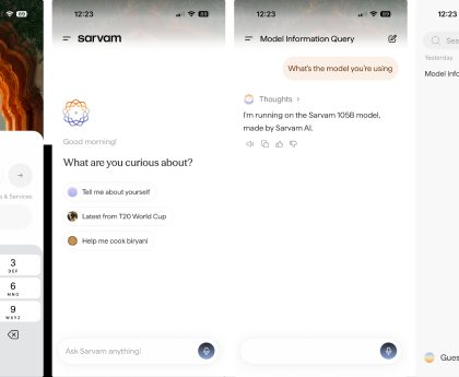 Sarvam India Introduces Indus AI Chat App Amid Growing Competition