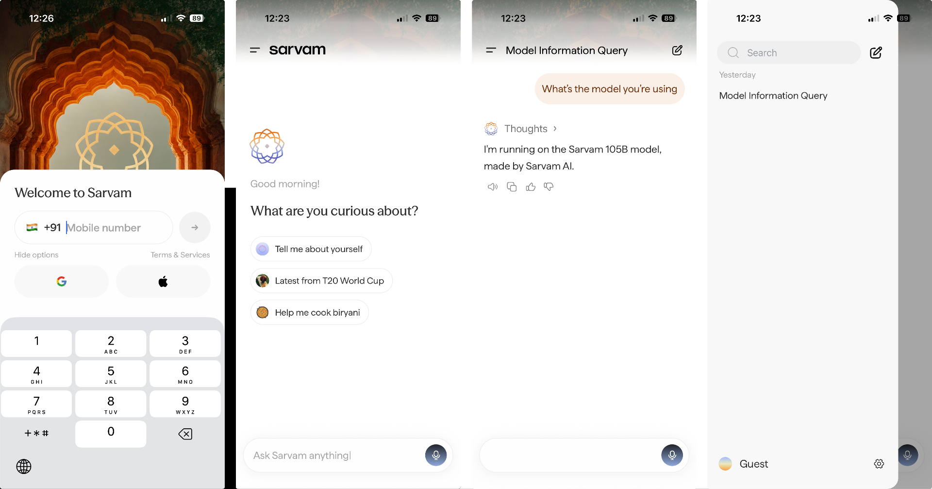 Sarvam India Introduces Indus AI Chat App Amid Growing Competition