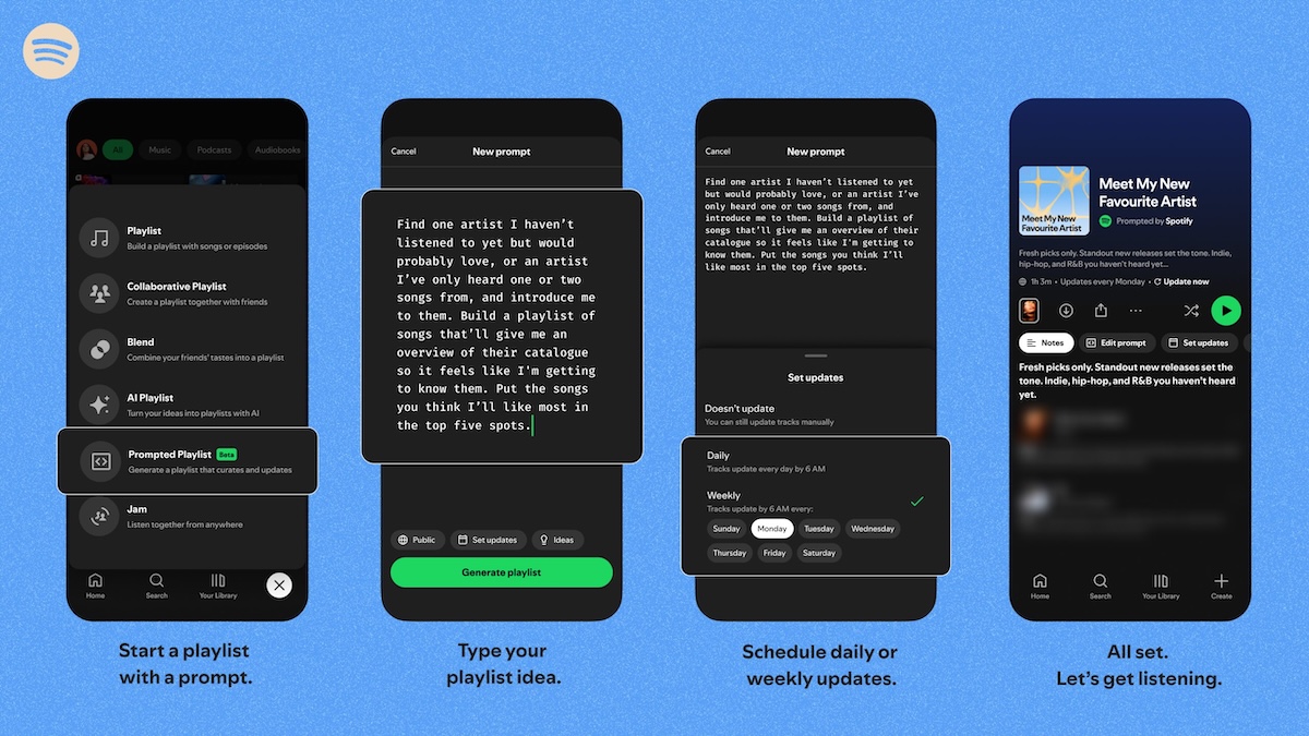 Spotify Introduces AI-Driven Prompted Playlists to the U.K. and More Markets