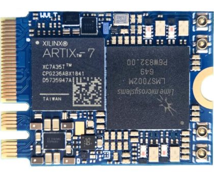 xSDR: Compact M.2 2230 SDR Module with Artix-7 FPGA and LMS7002M RFIC - Crowdfunding on CNX Software