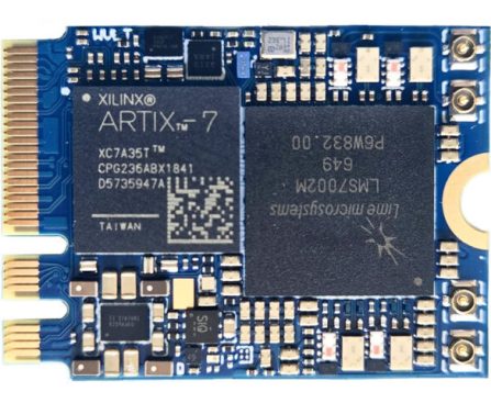 xSDR: Compact M.2 2230 SDR Module with Artix-7 FPGA and LMS7002M RFIC - Crowdfunding on CNX Software