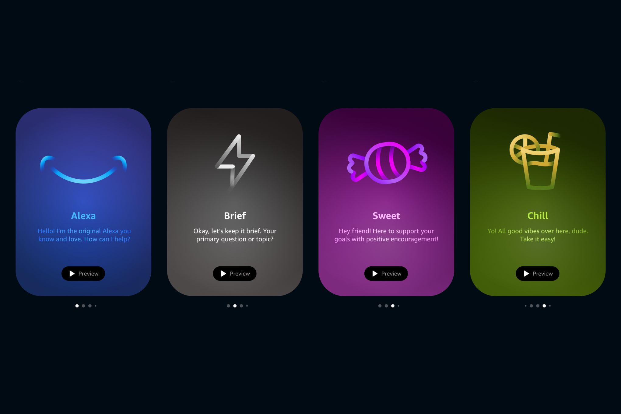 You can now adjust Alexa's AI personality to be friendlier, blunter, or more relaxed.
