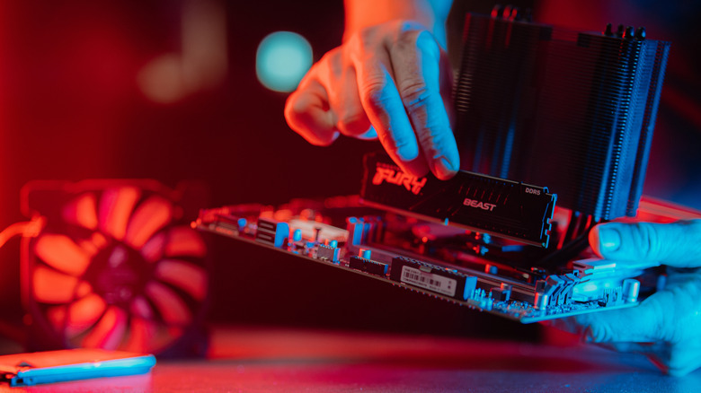 Showing a Kingston Fury RAM unit