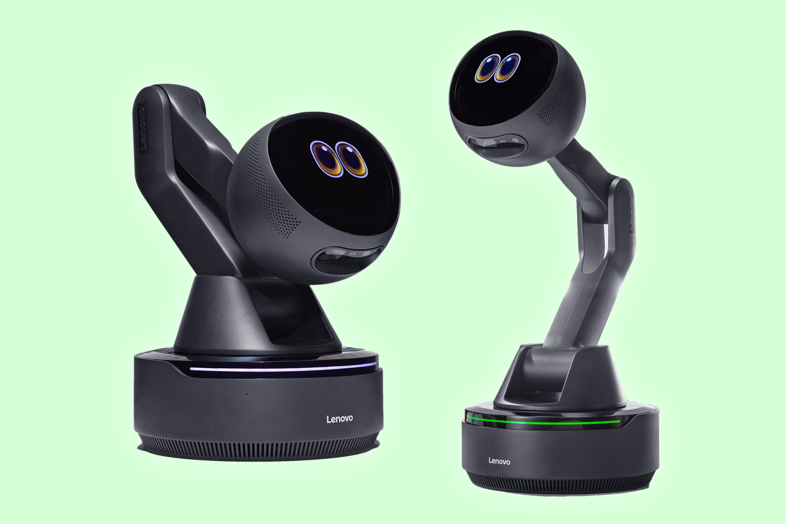 A Robot Arm with Puppy Dog Eyes Among Lenovo's New Desktop AI Concepts