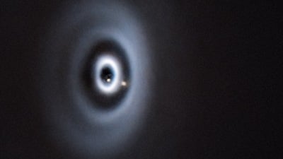 A Solar System Forms Before Our Telescopes