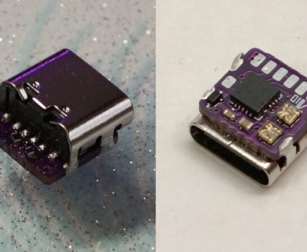 AngstromIO: Compact 9.0 x 8.9 mm ATtiny1616 Board for USB-C Connector