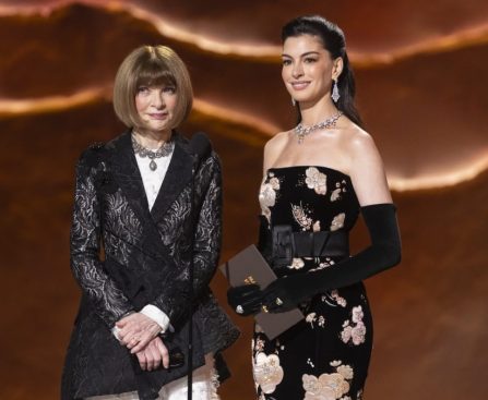 Anne Hathaway and Anna Wintour Channel Devil Wears Prada Vibes at the Oscars