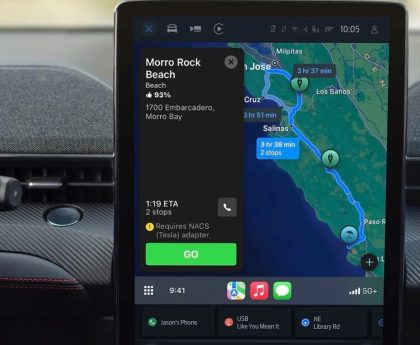 Apple Maps Improves EV Navigation with Battery Preconditioning Option for Ford Mustang Mach-E