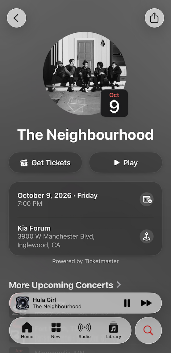 Apple Music and Ticketmaster Collaborate to Enhance Concert Discovery Feature