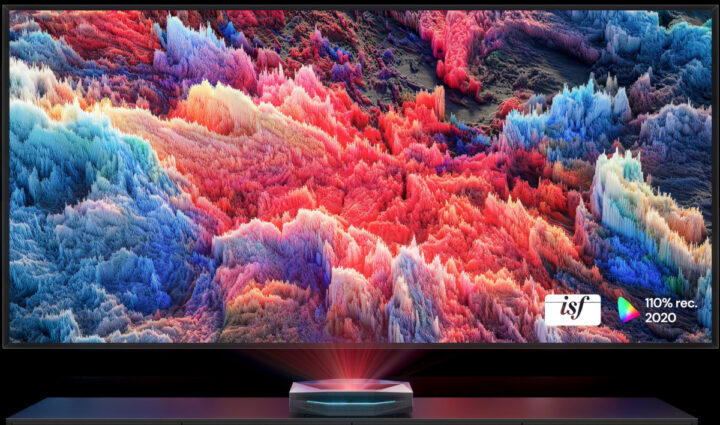 AWOL Vision Aetherion: 4K Ultra Short Throw RGB Laser Projector with VRR & 3300 ISO Lumens (Crowdfunding) - CNX Software