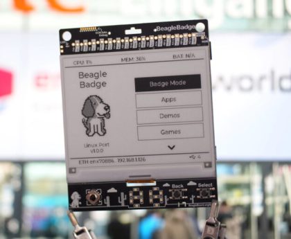 BeagleBadge - A TI Sitara AM62L32 SoC 4.2-Inch ePaper Badge Powered by Linux - CNX Software